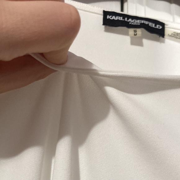 Karl Lagerfeld white/black floral blouse - Picture 5 of 5